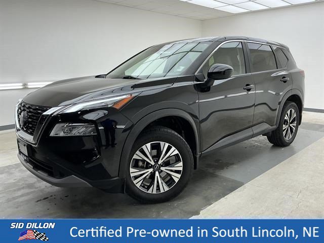 Super Black 2023 Nissan Rogue SUV / Crossover All-Wheel Drive Continuously Variable Transmission