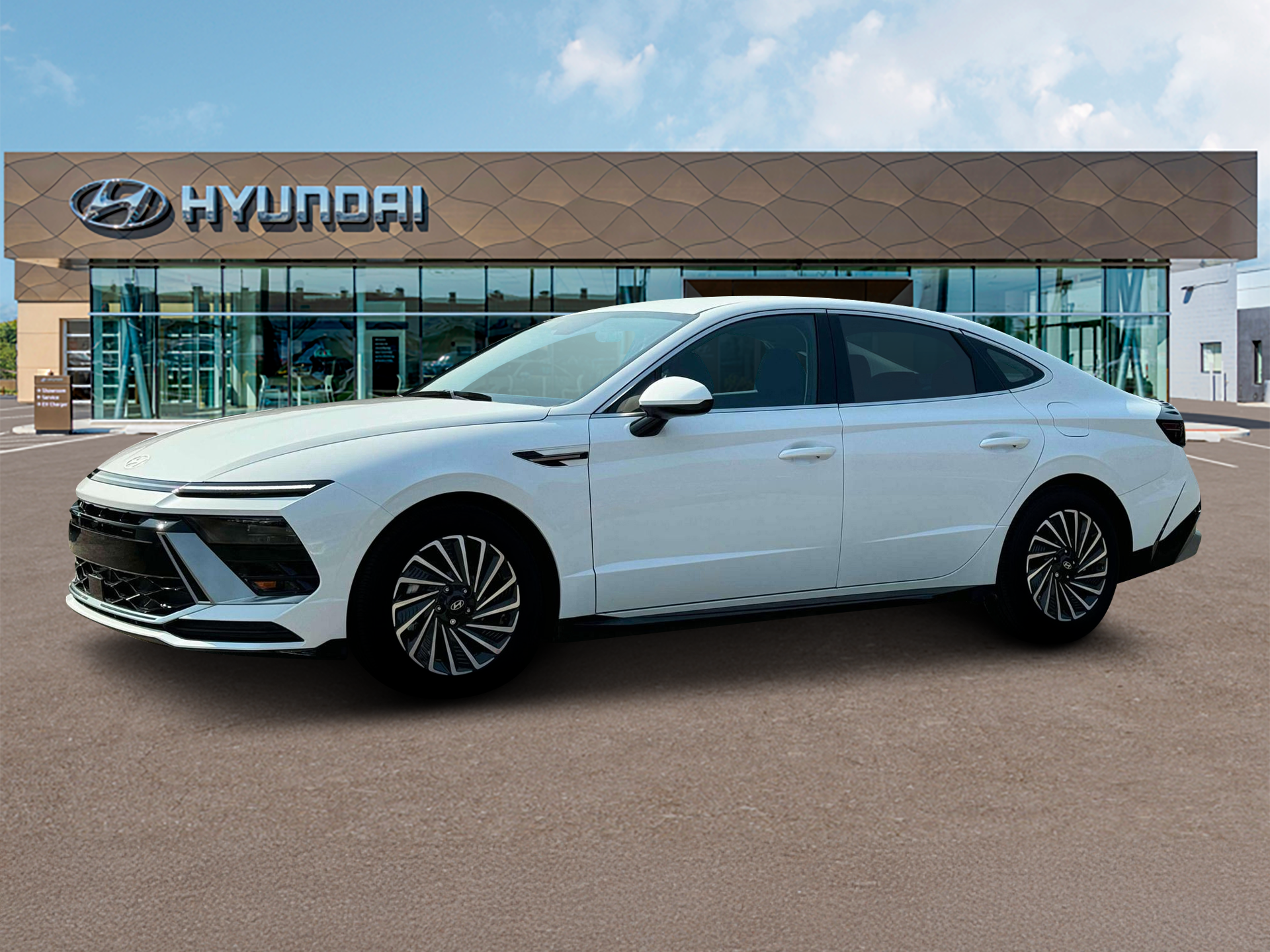 New 2025 White Hyundai SEL image 2