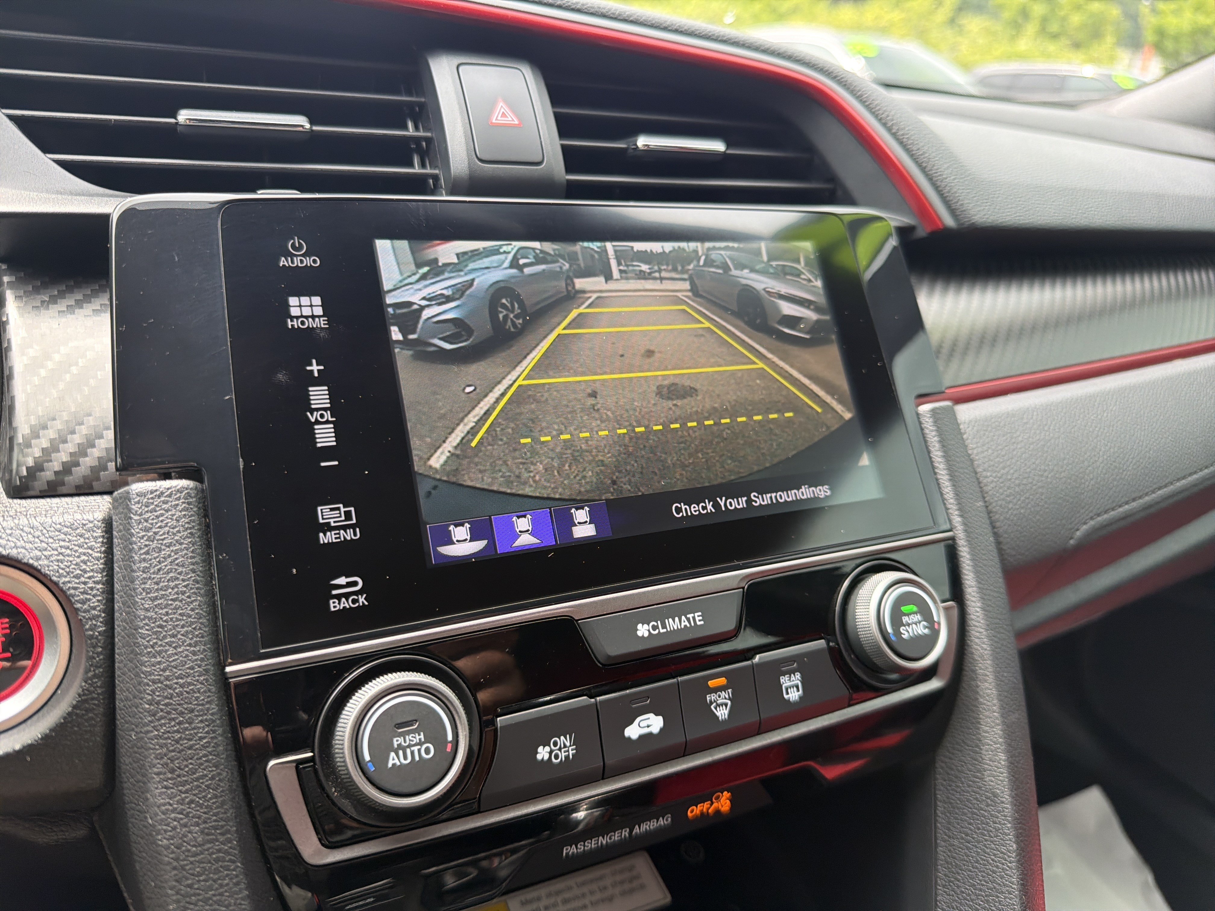 Used 2017 Crystal Black Pearl Honda Type R Touring image 6