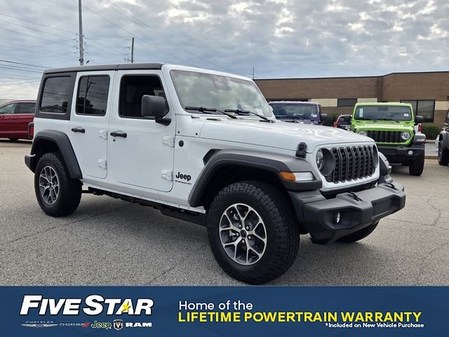 New 2026 Bright White Clear-Coat Exterior Paint Jeep Sport S image 1