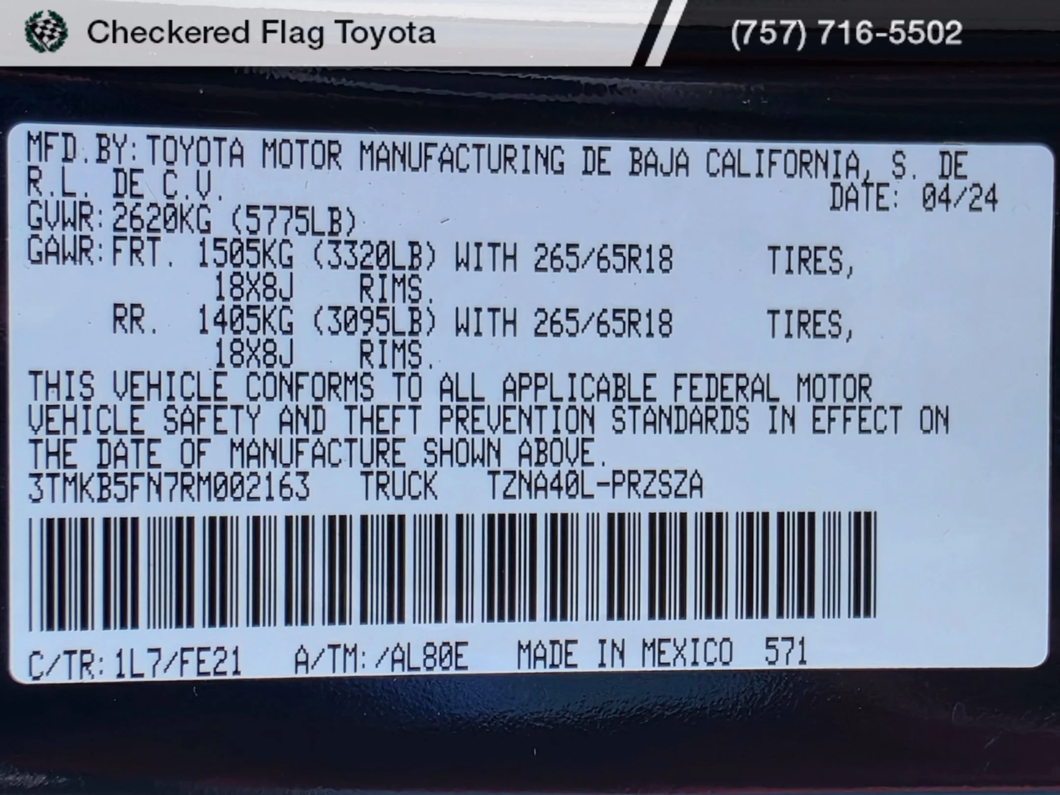 Used 2024 Underground Toyota TRD Sport image 22