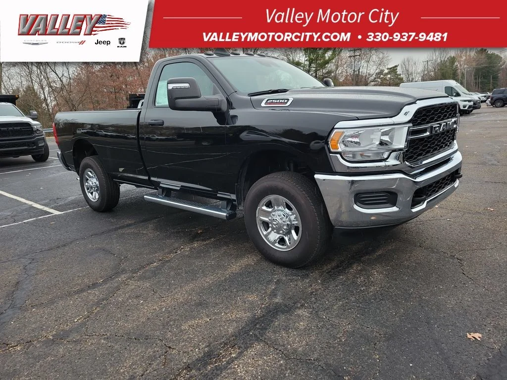 New 2024 Diamond Black Crystal Pearl-Coat Exterior Paint RAM Tradesman image 1
