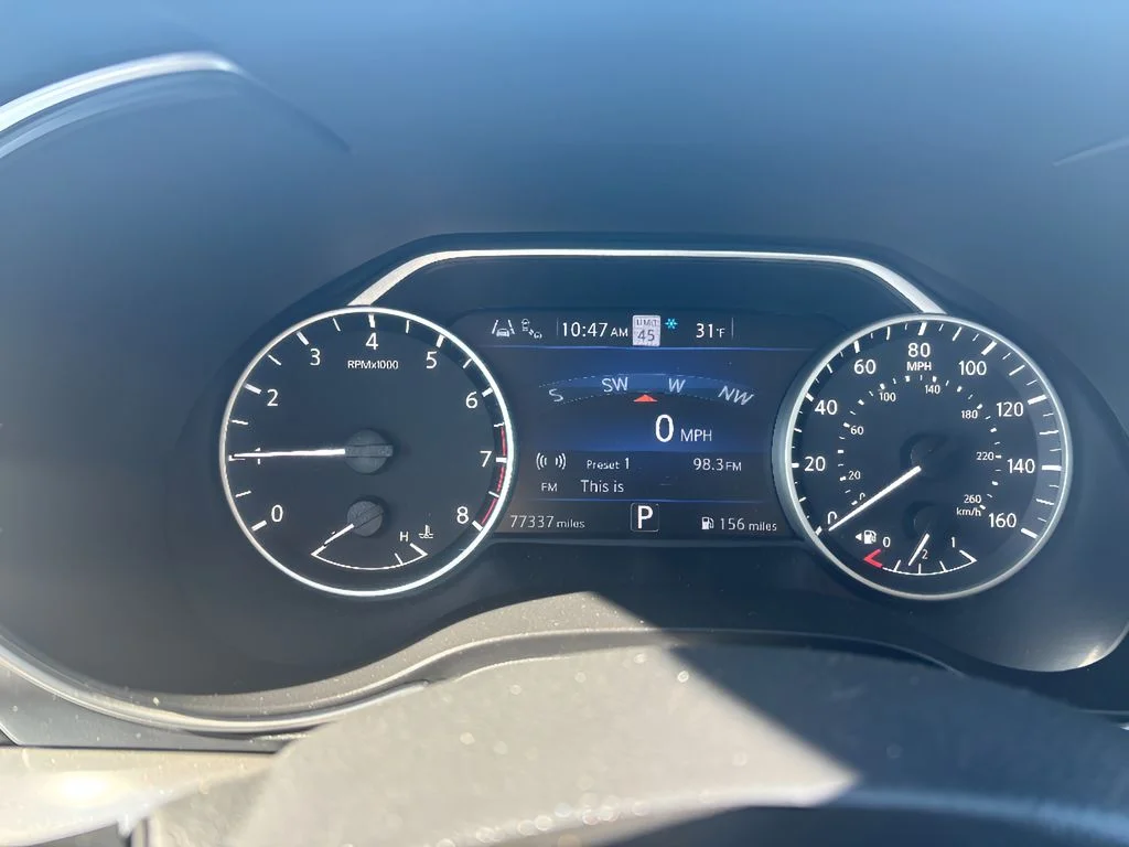 Used 2021 Deep Blue Pearl Nissan SV image 23