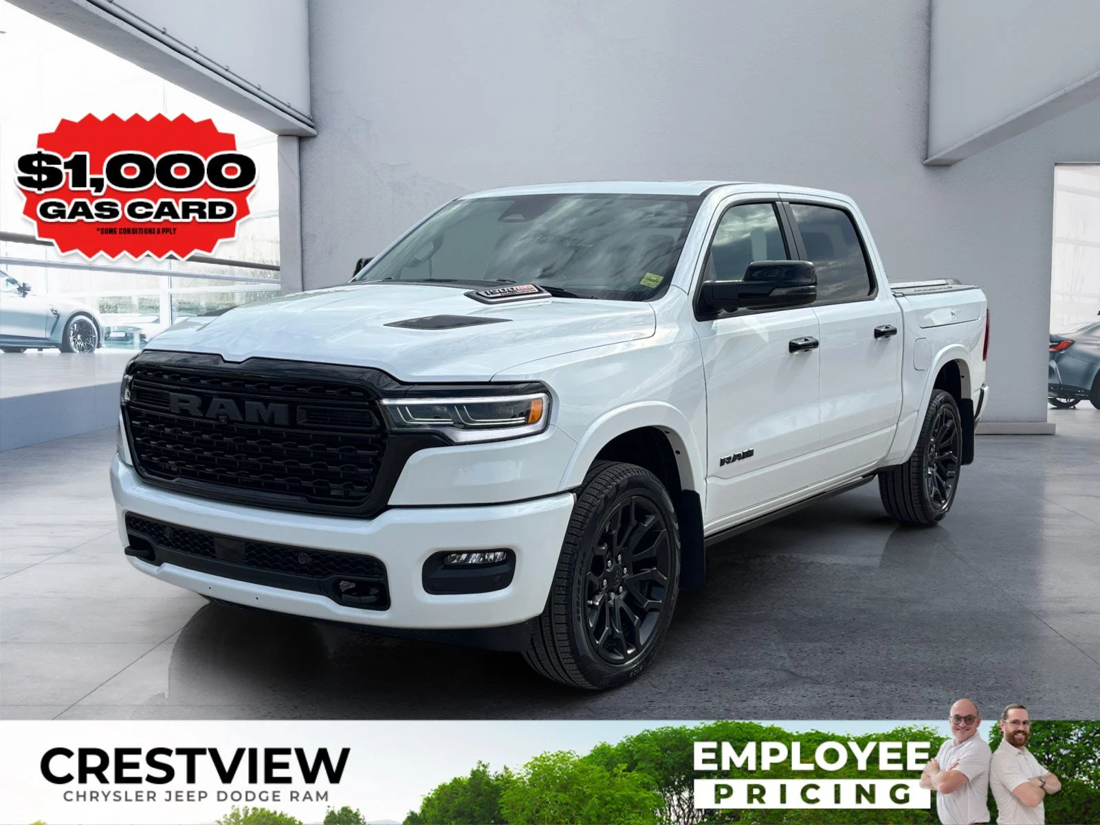 New 2026 Bright White Ram Limited image 1