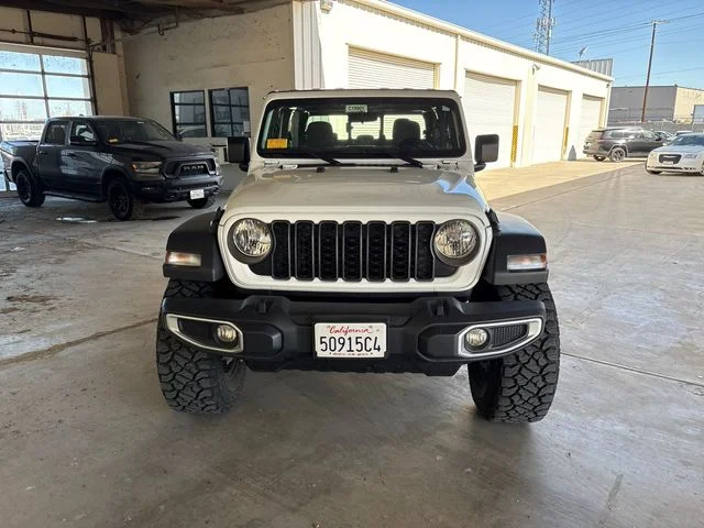 Used 2024 Bright White Clearcoat Jeep Sport image 2