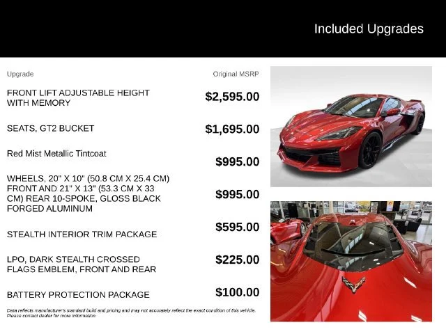 Used 2025 Red Mist Metallic Tintcoat Chevrolet 2LZ image 5