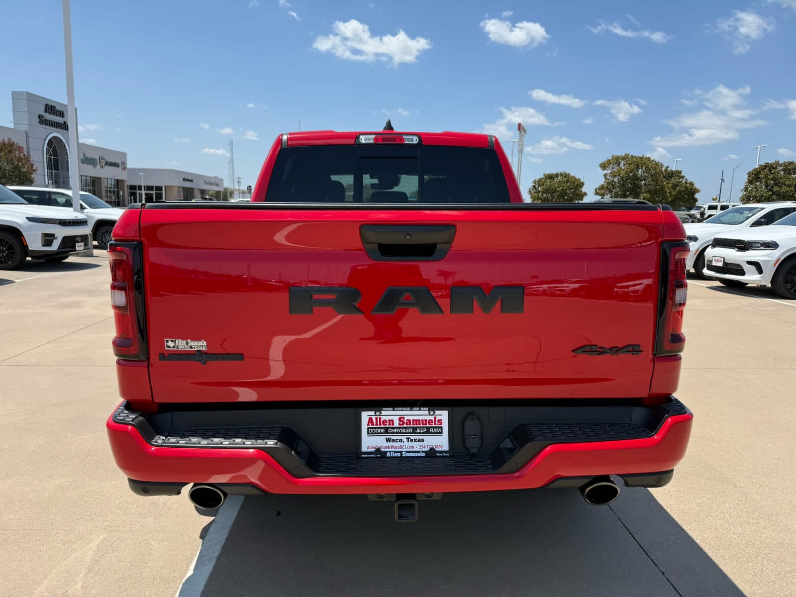 Used 2025 Flame Red Clearcoat Ram Lone Star image 7