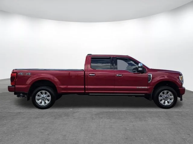 Certified Used 2021 Red Metallic Ford Platinum image 3