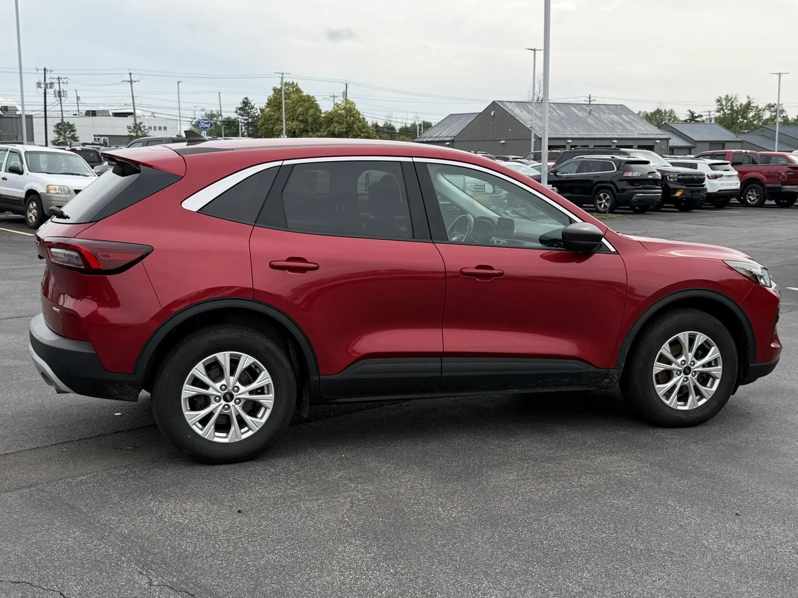 Used 2023 Rapid Red Metallic Tinted Clearcoat Ford Active image 6
