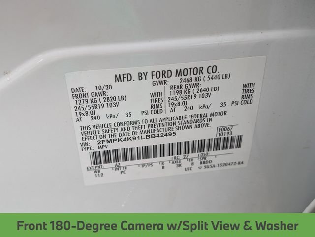Used 2020 White Ford Titanium image 32