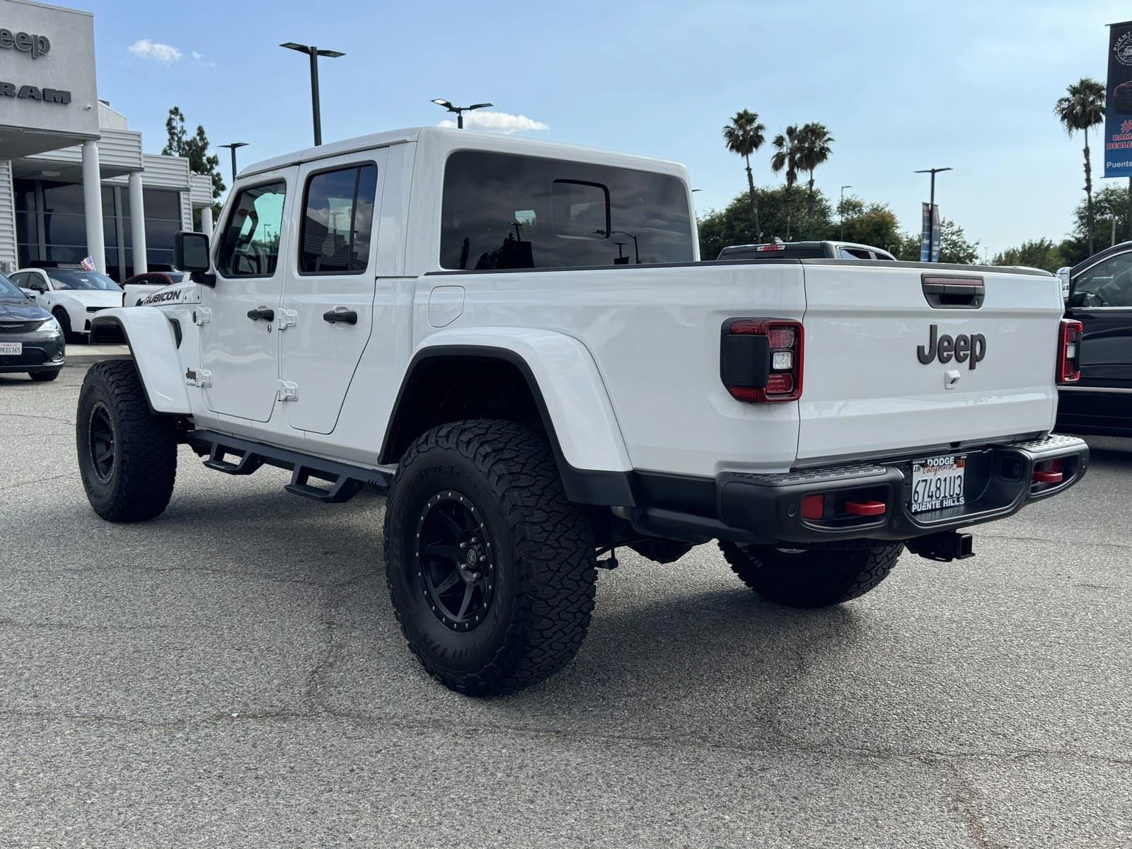Used 2021 Bright White Clearcoat Jeep Rubicon image 4