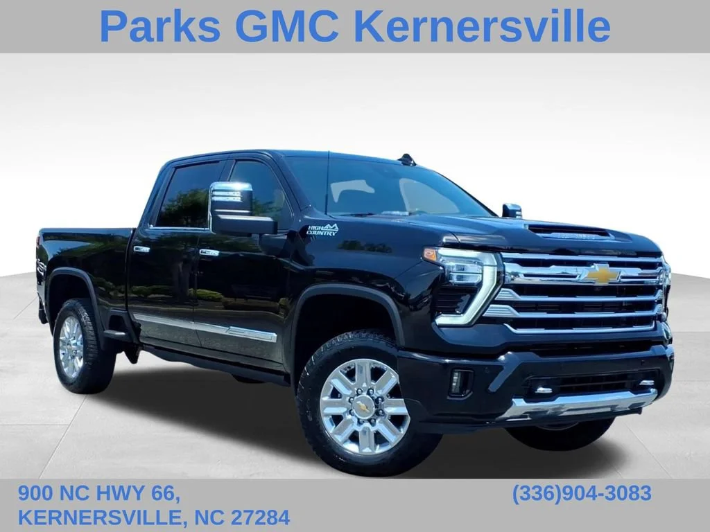 Certified Used 2024 Black Chevrolet High Country image 1
