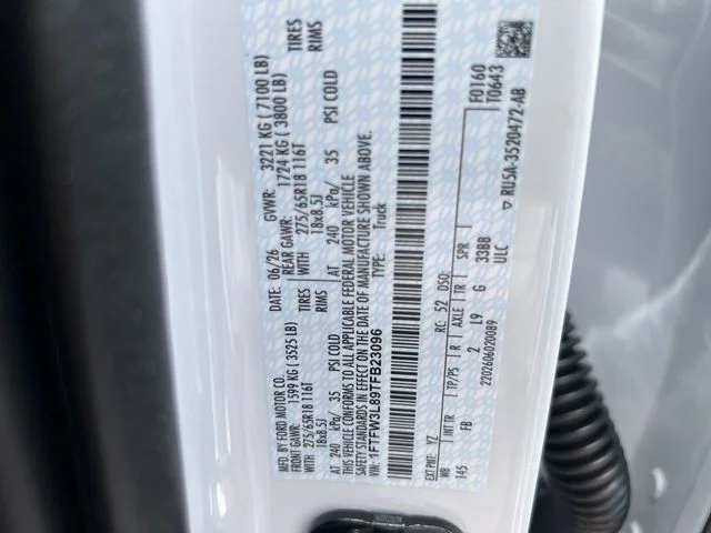 New 2026 White Ford XLT image 28