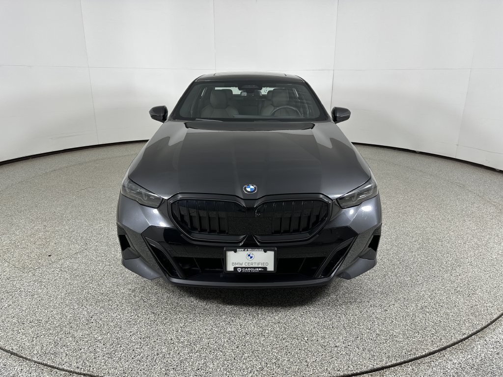 Certified Used 2024 Dark Graphite Metallic BMW 530i xDrive image 3