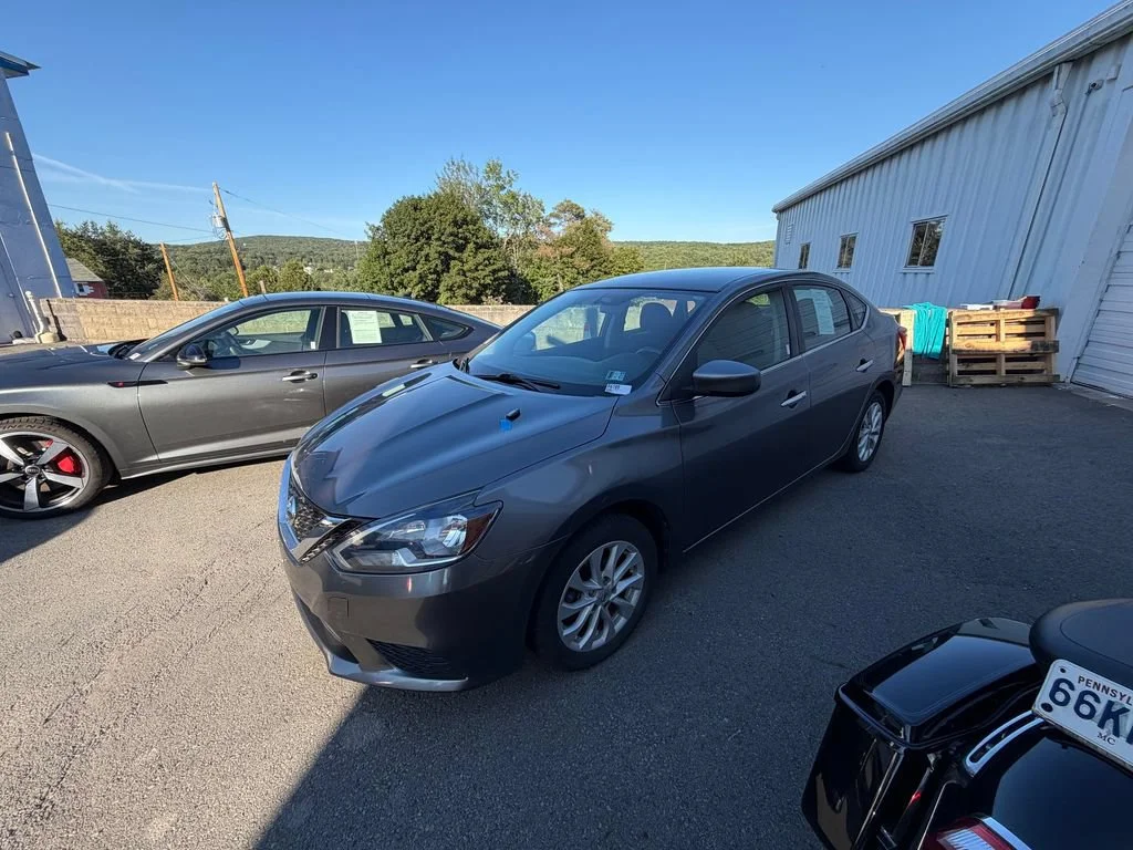 Used 2018 Nissan Sentra SV with VIN 3N1AB7AP5JL651022 for sale in Forest City, PA