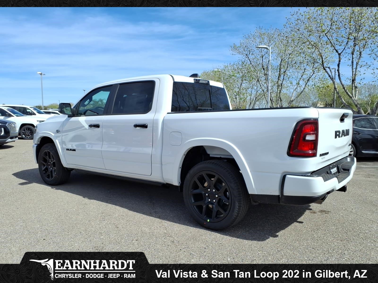 New 2026 Bright White Clear-Coat Exterior Paint RAM Laramie image 4