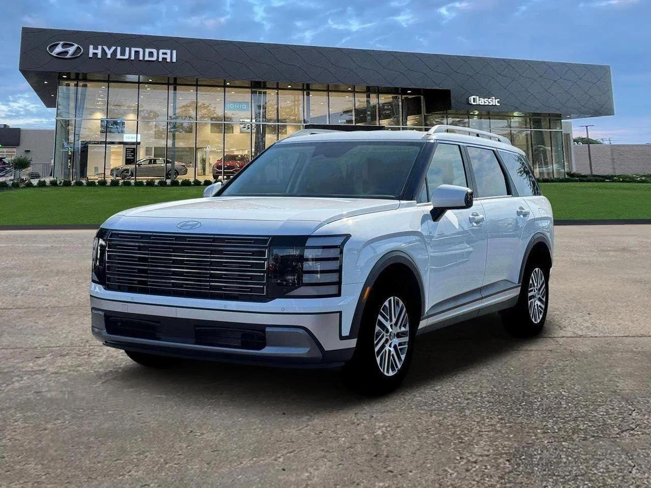New 2026 Creamy White Pearl Hyundai SEL 7P image 1