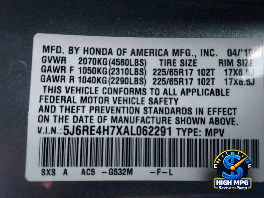 Used 2010 Green Honda EX-L image 30