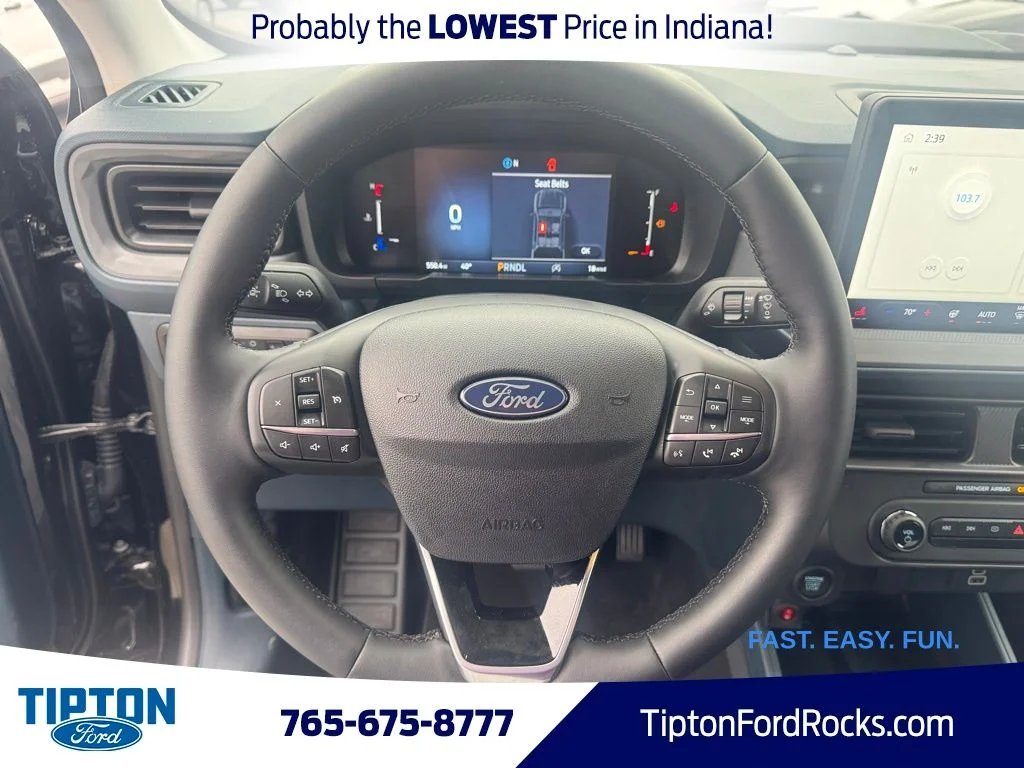 New 2025 Shadow Black Ford XLT image 6