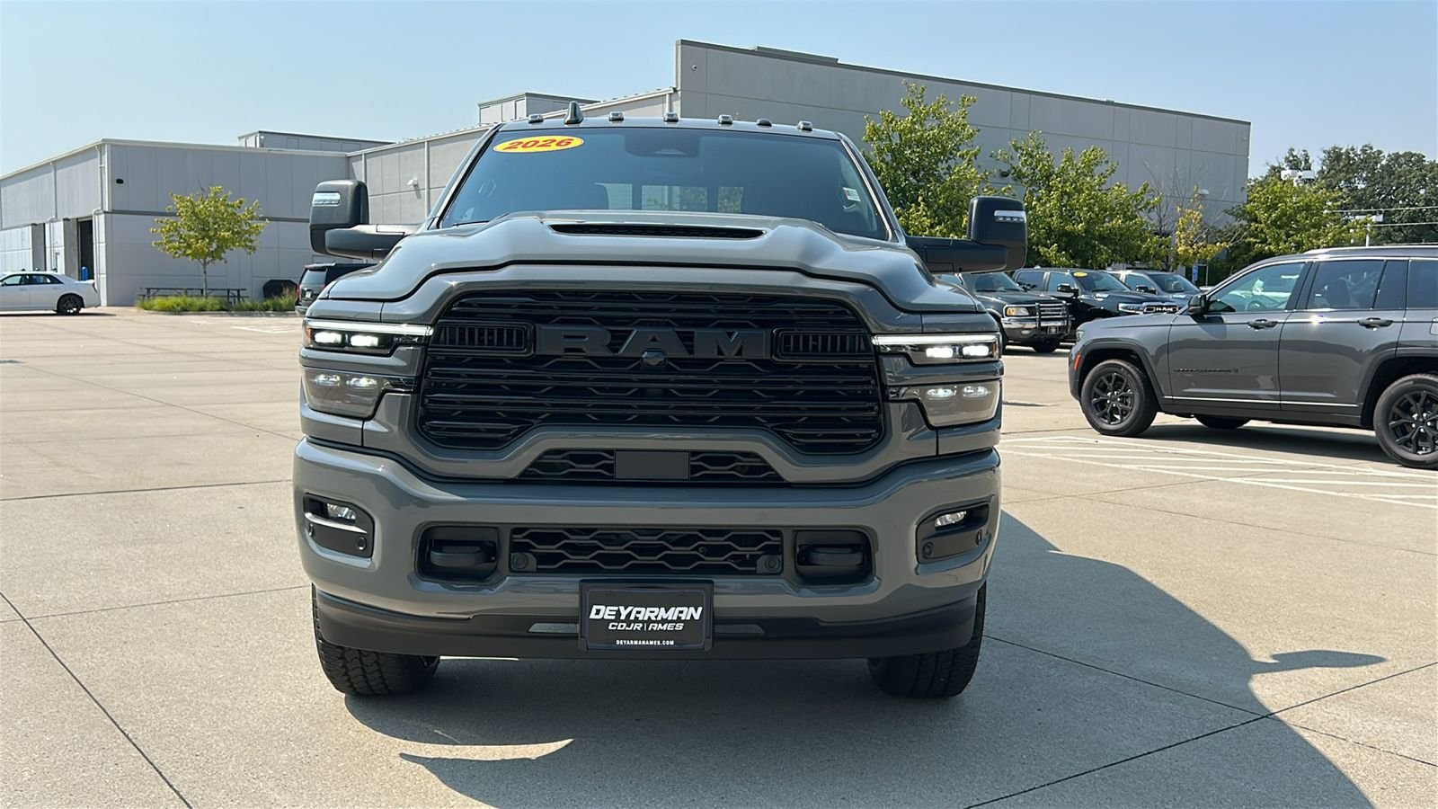 New 2026 Ceramic Gray Clear-Coat Exterior Paint RAM Laramie image 9