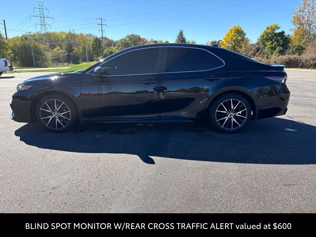 Used 2022 Black Toyota SE image 3