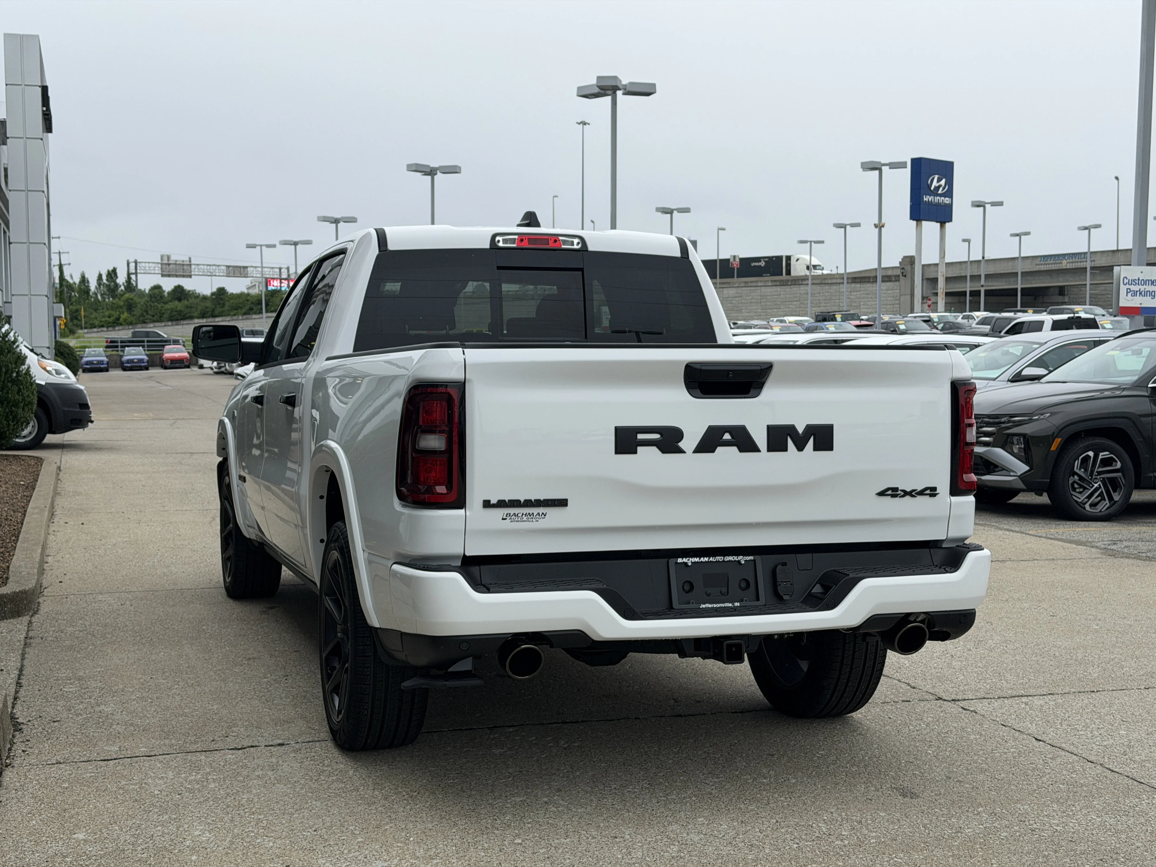 New 2026 Bright White Clear-Coat Exterior Paint RAM Laramie image 7