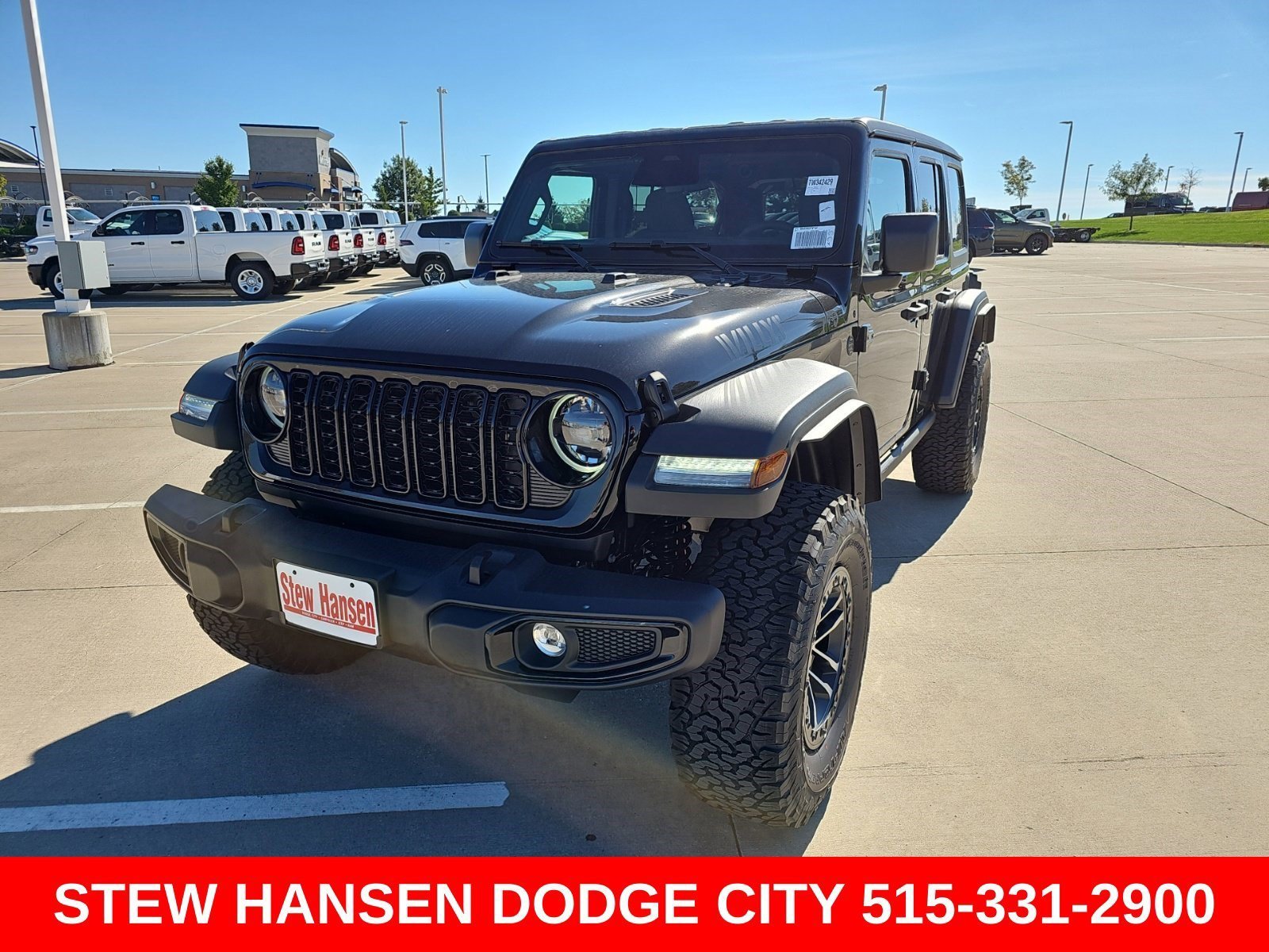 New 2026 Black Clearcoat Jeep Willys image 1