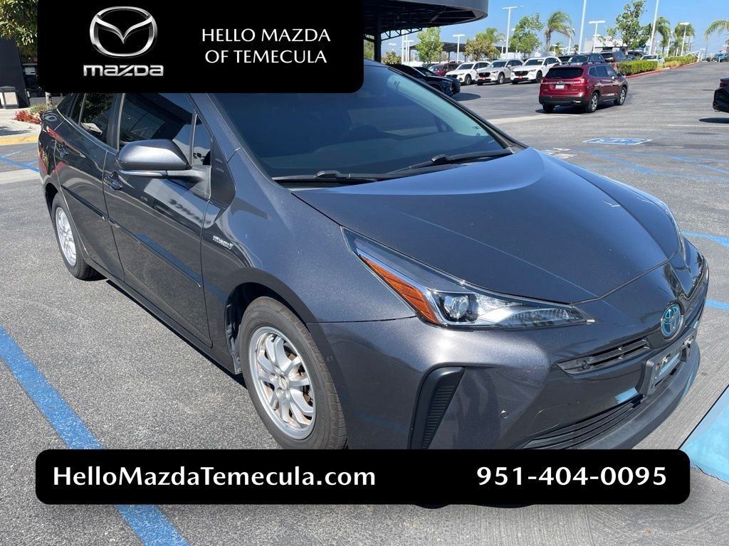 Used 2021 Magnetic Gray Metallic Toyota LE image 1