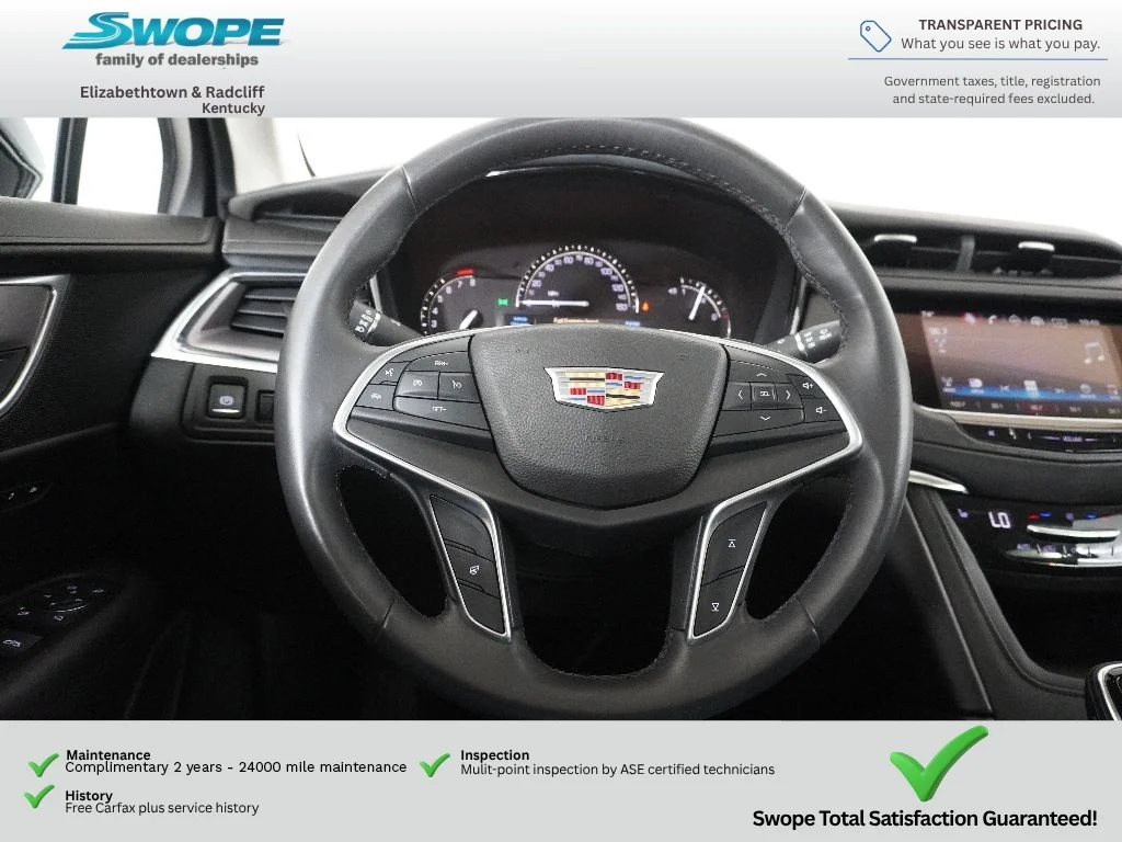Used 2017 Stellar Black Metallic Cadillac Luxury FWD image 16