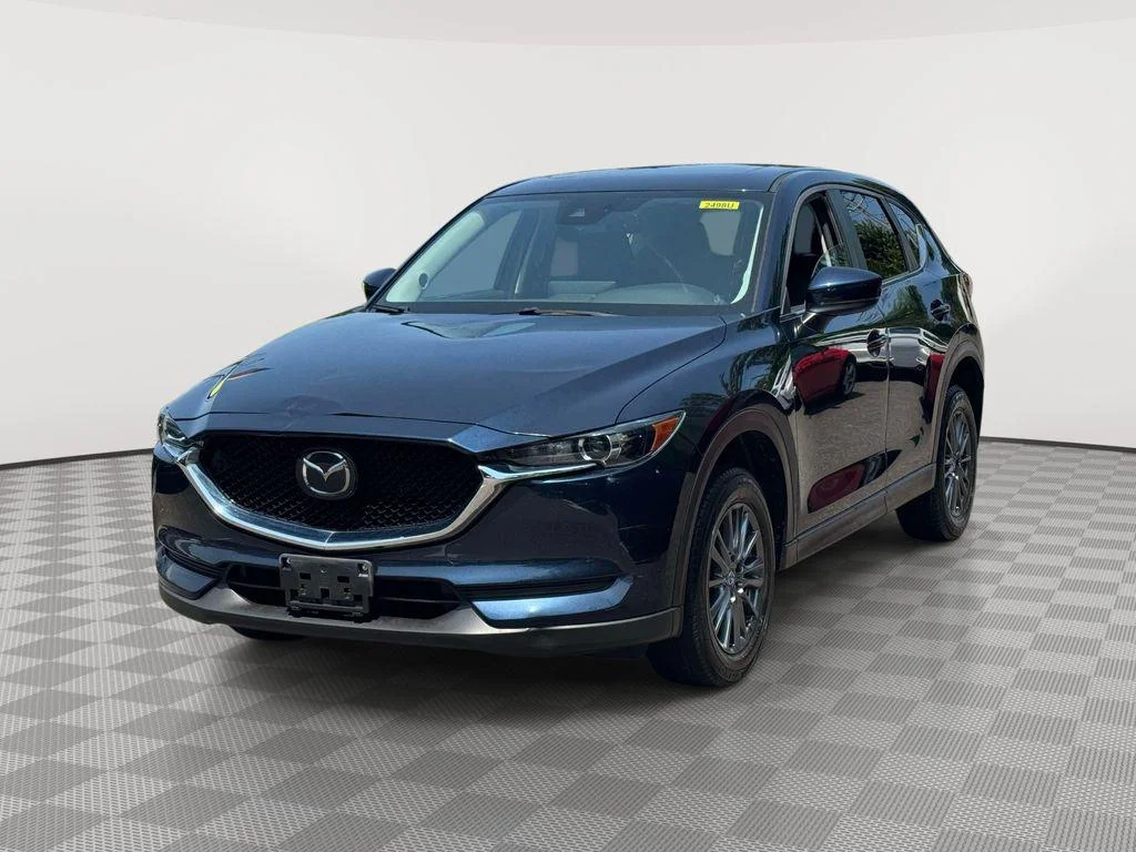 Certified Used 2021 Deep Crystal Blue Mica Mazda Touring image 3