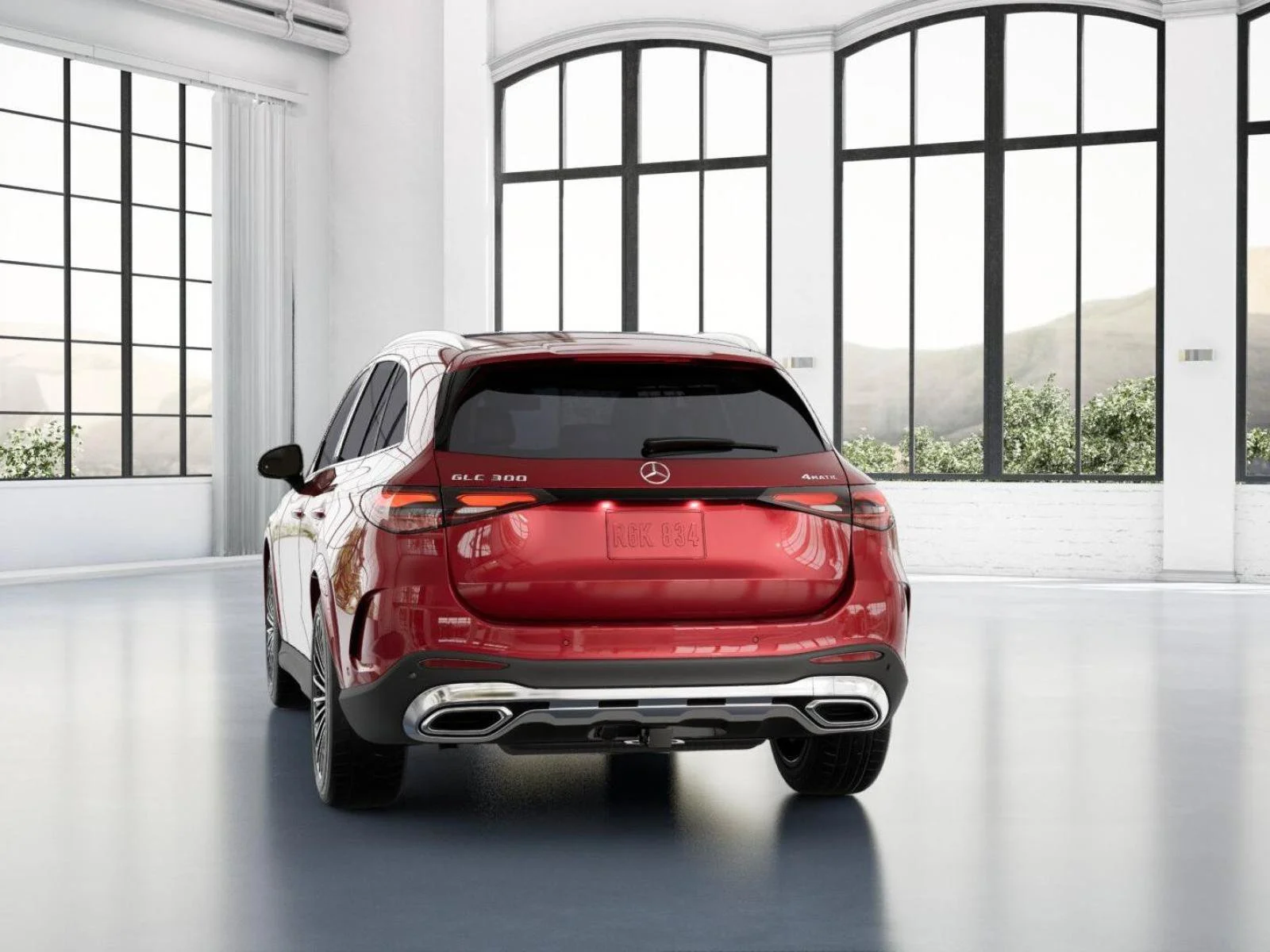 New 2026 MANUFAKTUR Patagonia Red Metallic Mercedes-Benz GLC 300 image 27