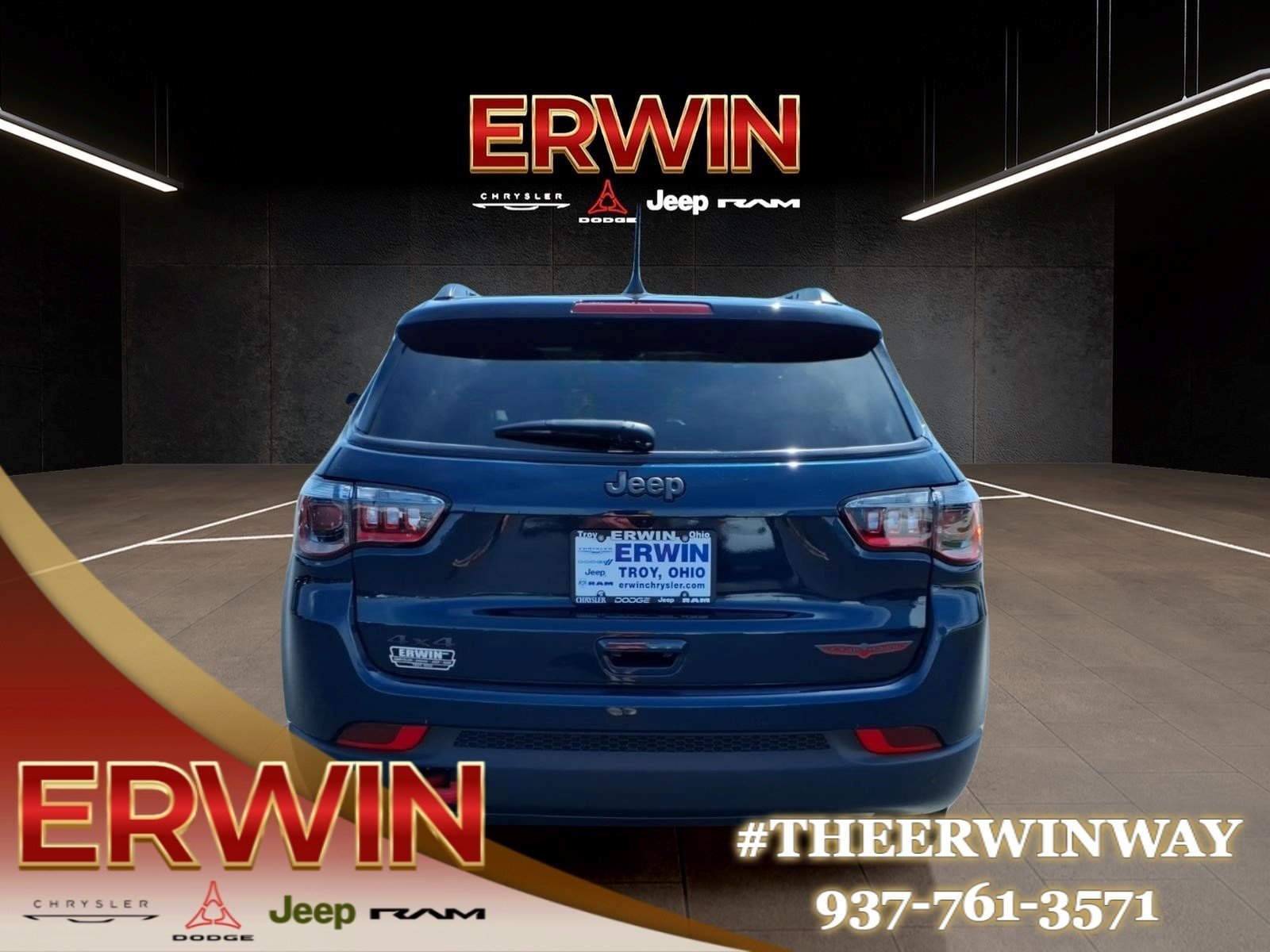 New 2026 Fathom Blue Pearl-Coat Exterior Paint Jeep Trailhawk image 4