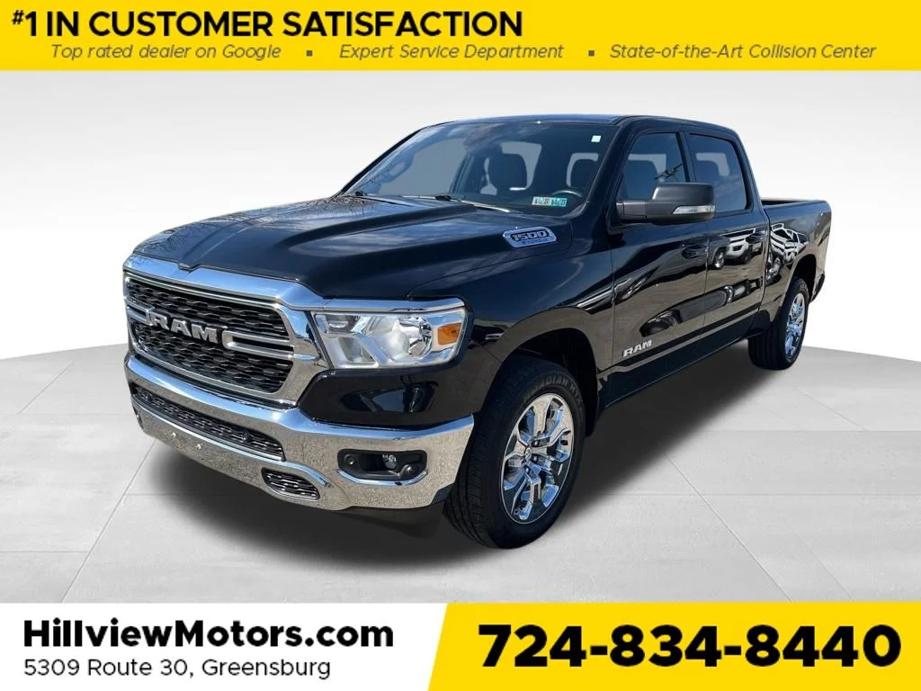 Used 2022 Diamond Black Ram Big Horn/Lone Star image 1