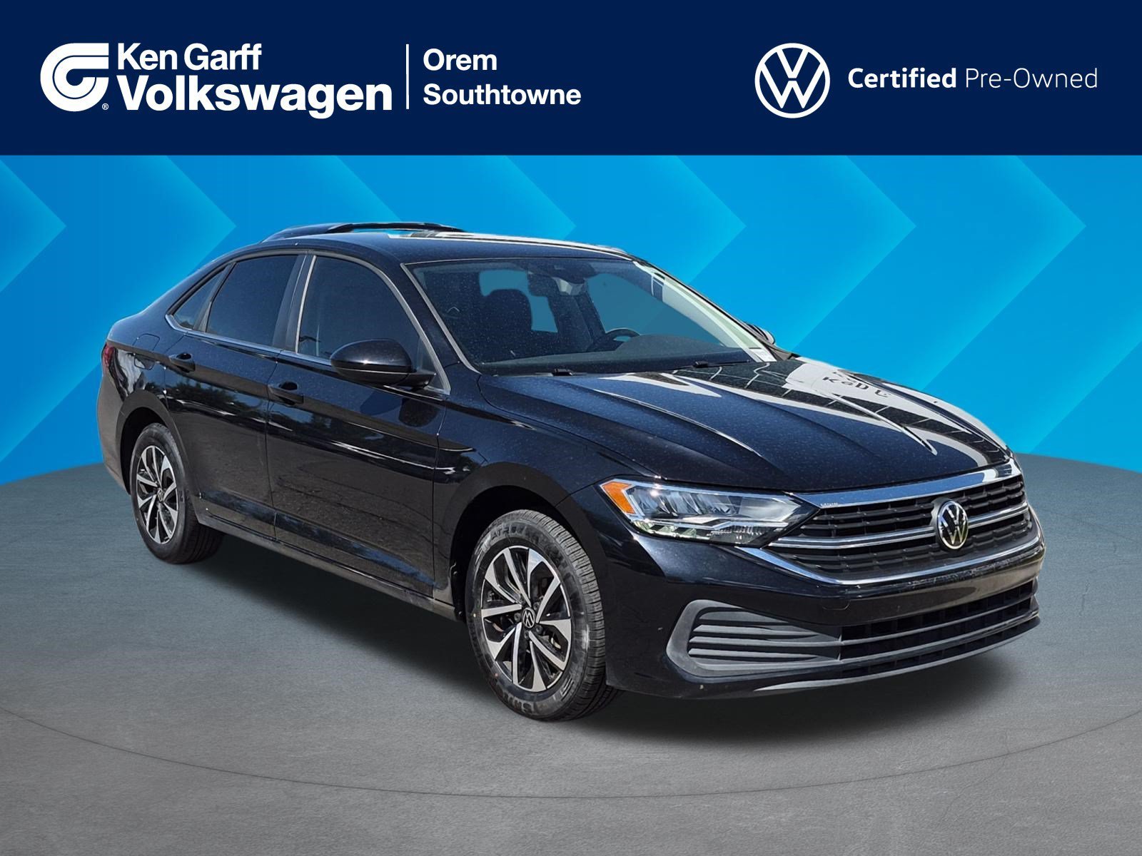 Certified Used 2023 Deep Black Pearl Volkswagen S image 1
