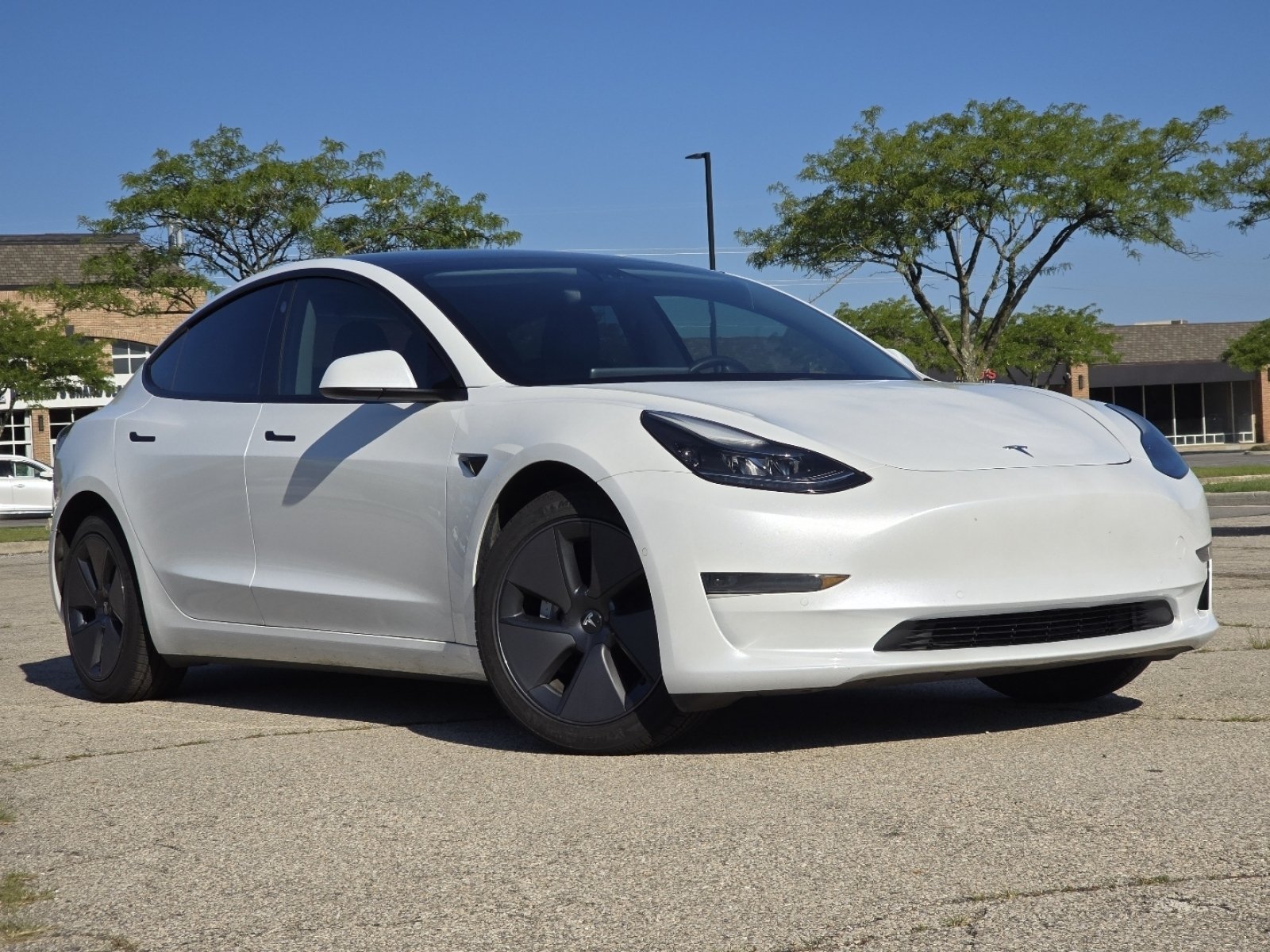 Used 2021 Tesla Model 3 Base with VIN 5YJ3E1EA2MF996754 for sale in Dublin, OH