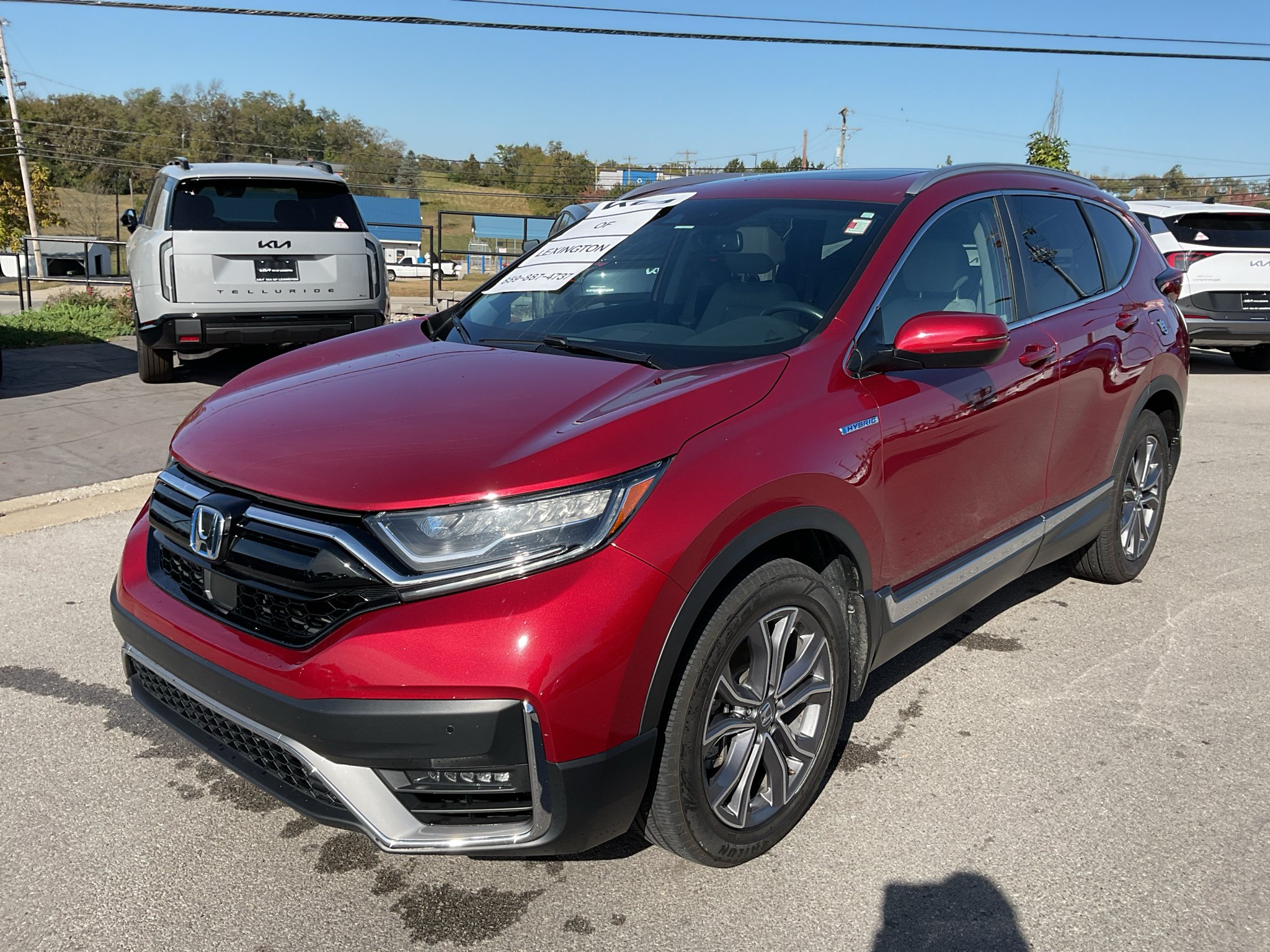 Used 2021 Radiant Red Metallic Honda Touring image 4