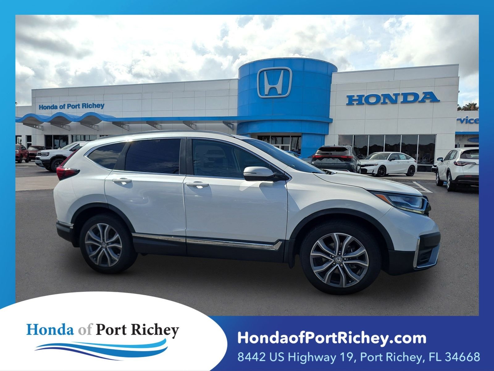 Certified Used 2022 Platinum White Pearl Honda Touring image 1