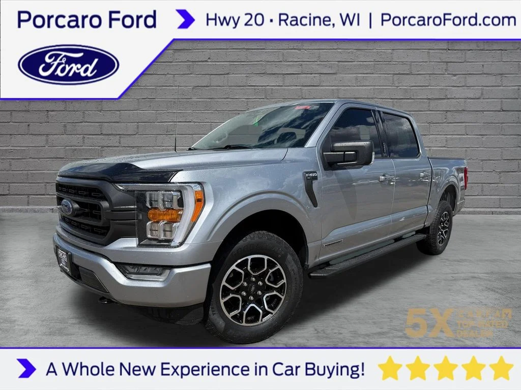 Certified Used 2023 Iconic Silver Metallic Ford XLT image 1
