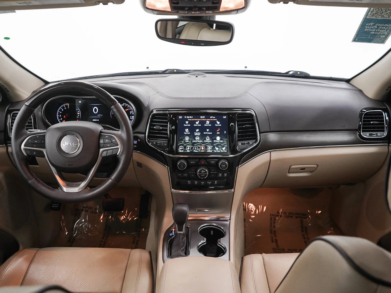 Used 2021 Ivory 3-Coat Jeep Overland image 13