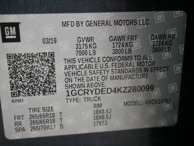 Used 2019 Shadow Gray Metallic Chevrolet Double Cab LT w/ Z71 Off-Road Pkg image 29
