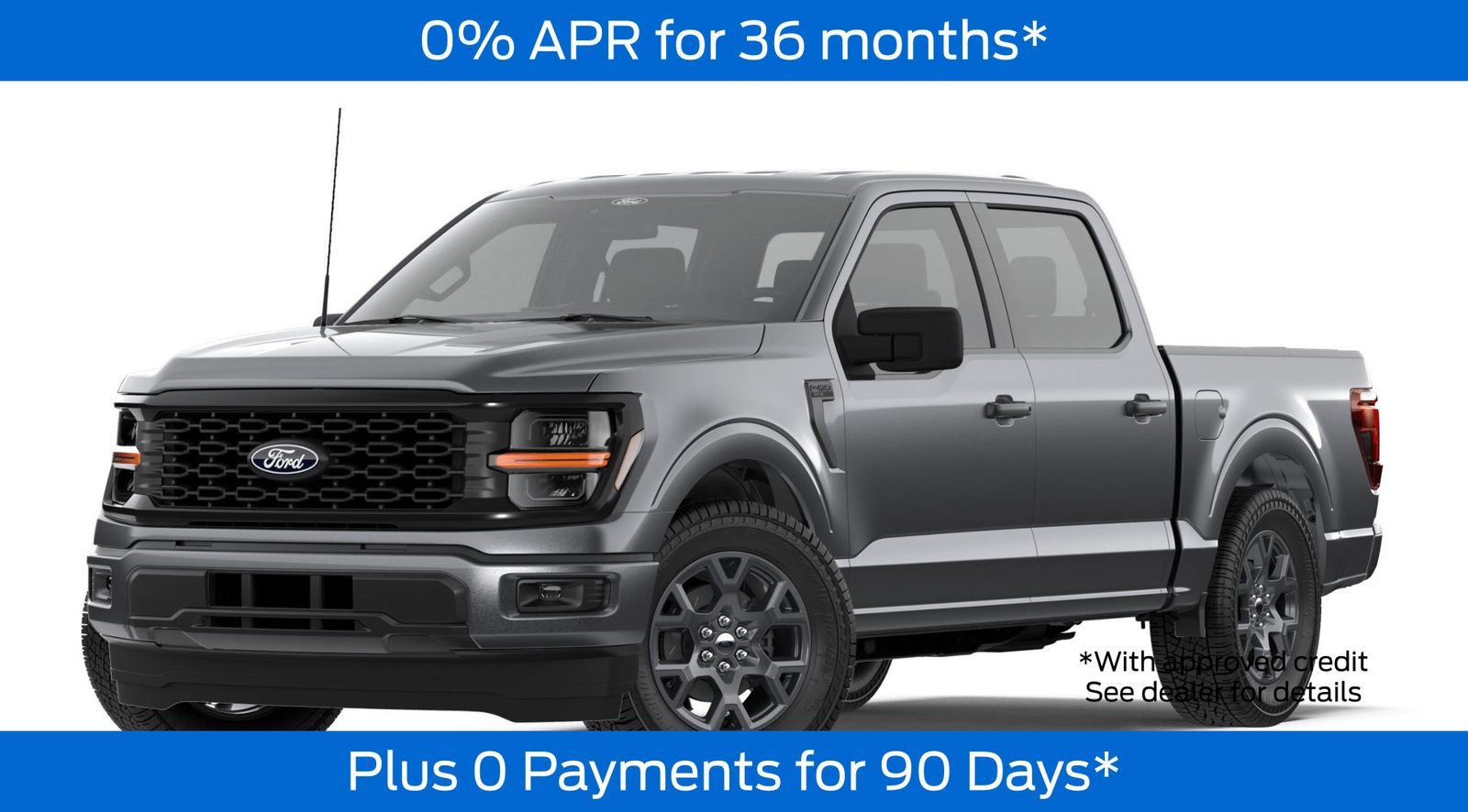 New 2026 Carbonized Gray Metallic Ford STX image 1
