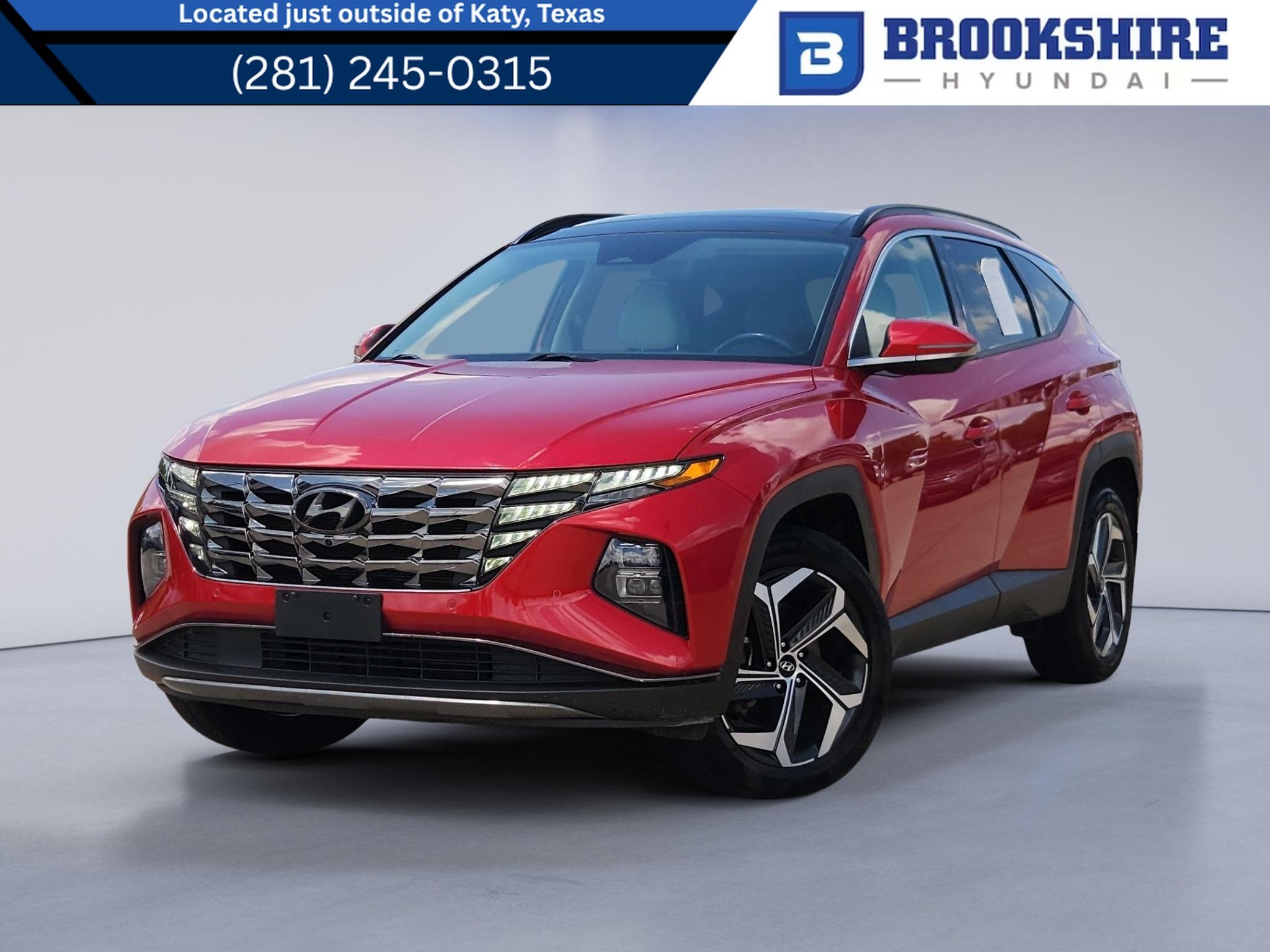 Used 2023 Calypso Red Hyundai Limited image 1