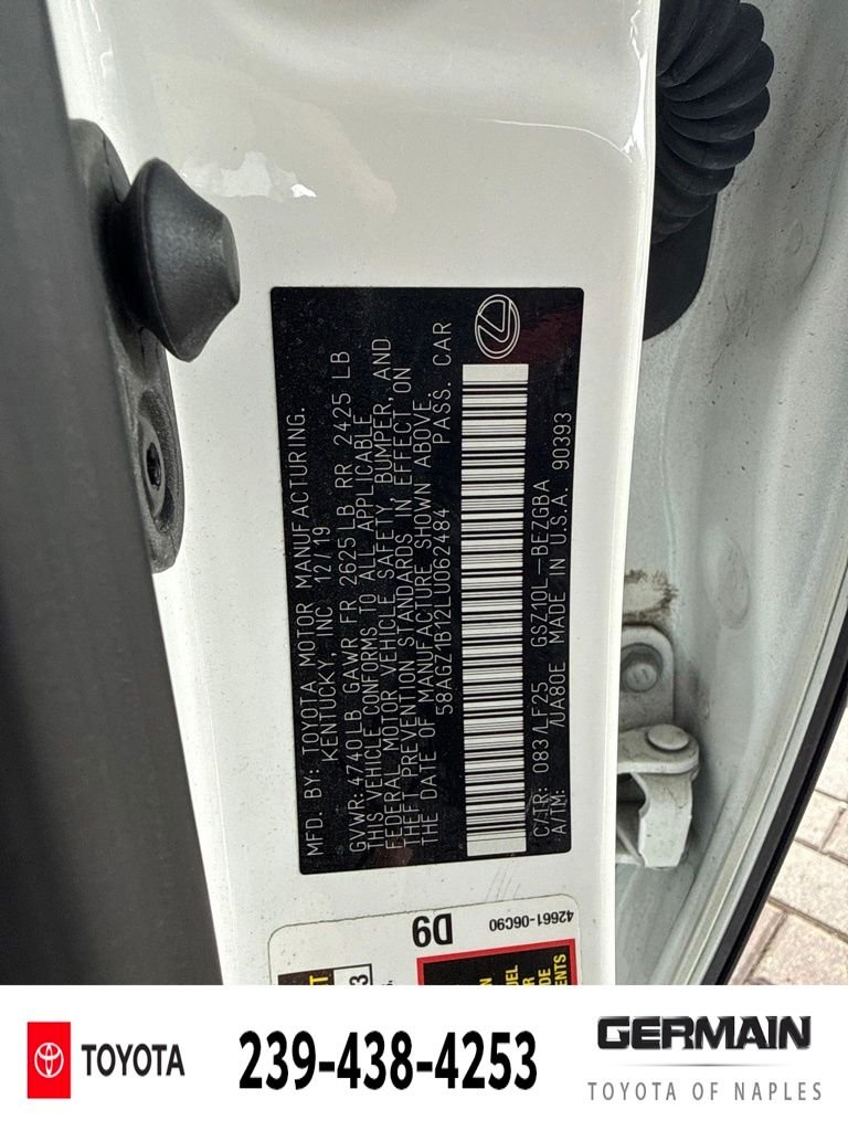 Used 2020 White Lexus 350 F Sport image 25