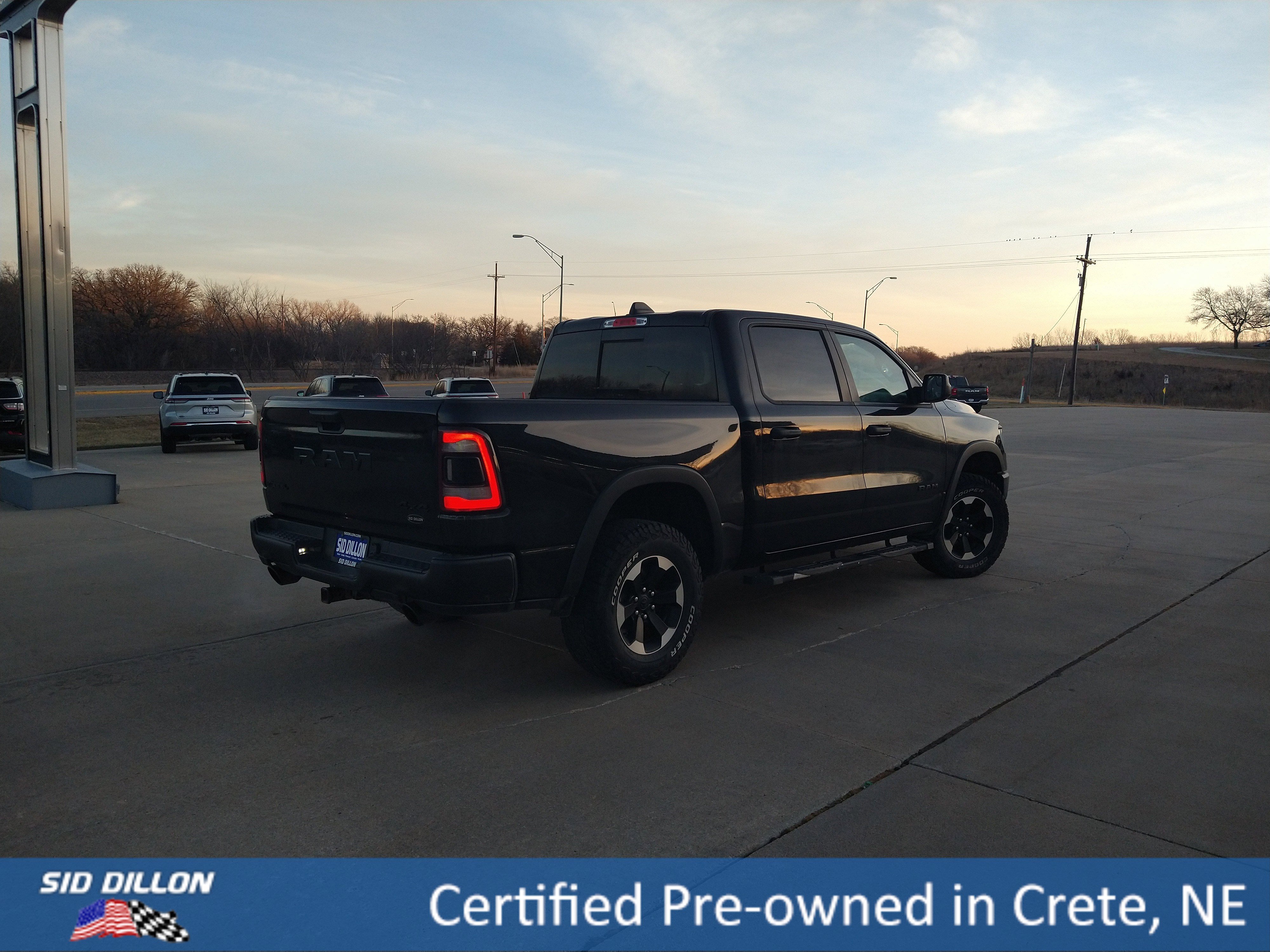 Used 2022 Diamond Black Crystal Pearlcoat Ram Rebel image 11