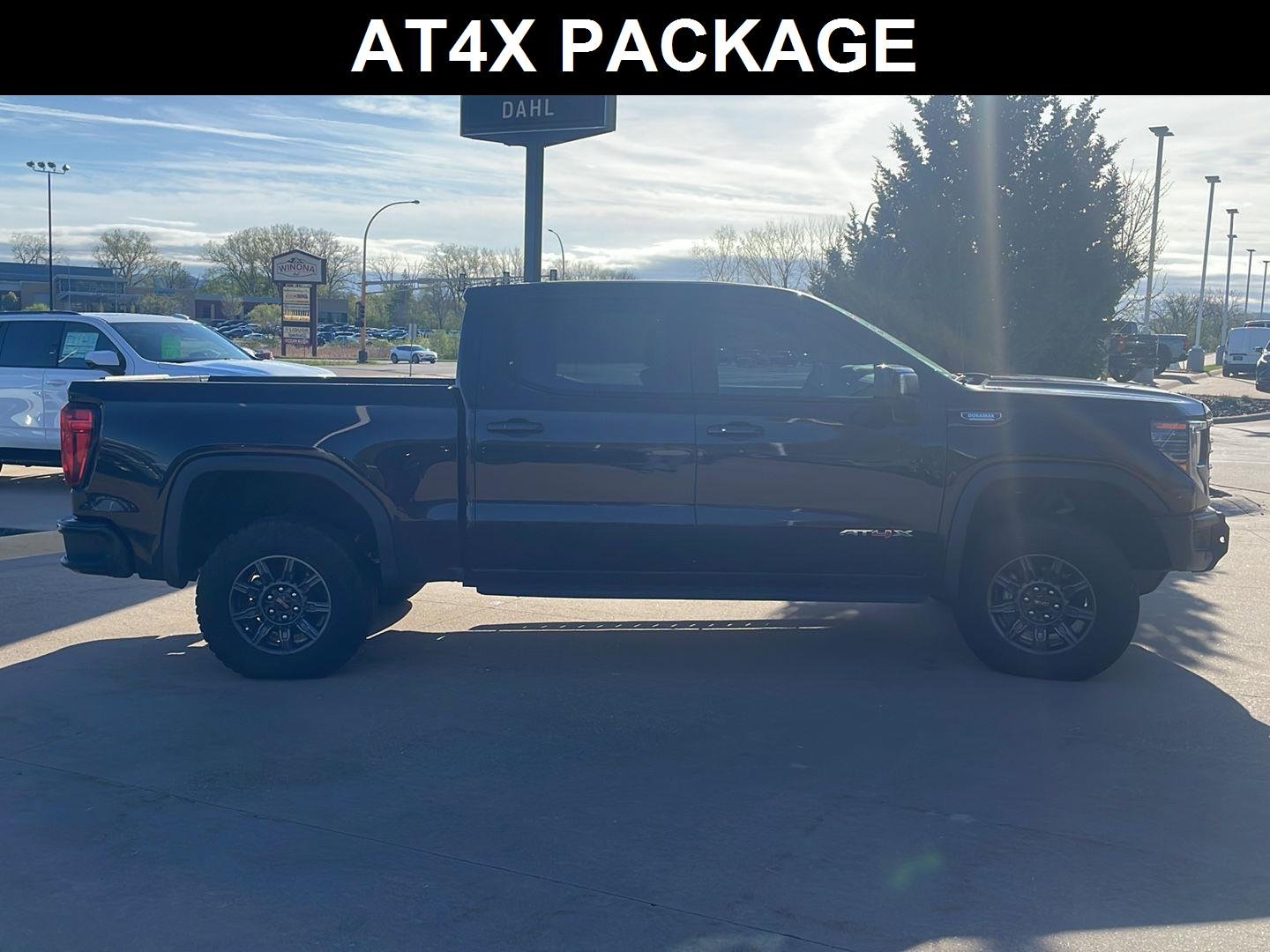 Used 2025 GMC Sierra 1500 AT4X with VIN 3GTUUFE84SG195946 for sale in Winona, Minnesota