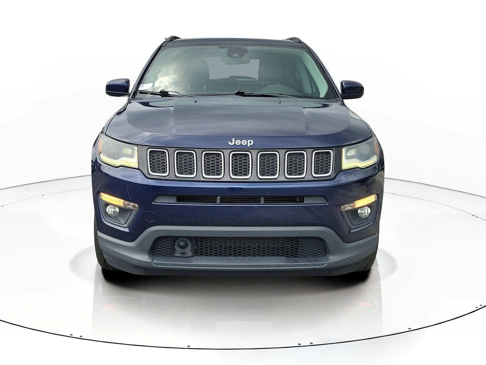 Used 2020 Jazz Blue Pearlcoat Jeep Latitude w/Sun/Safety Pkg image 2