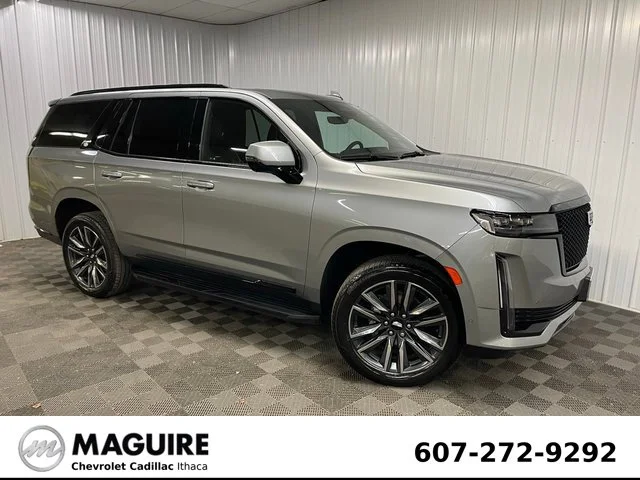 Used 2024 Silver Cadillac Sport image 1