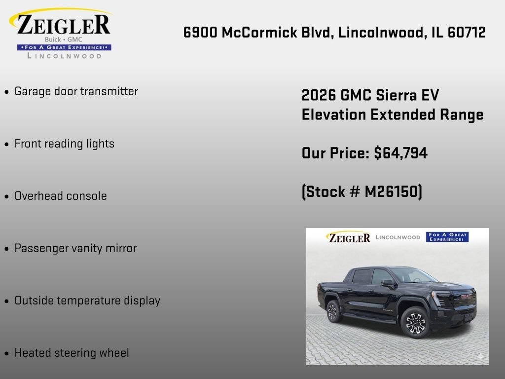 2026 GMC Sierra EV Elevation - Photo 24