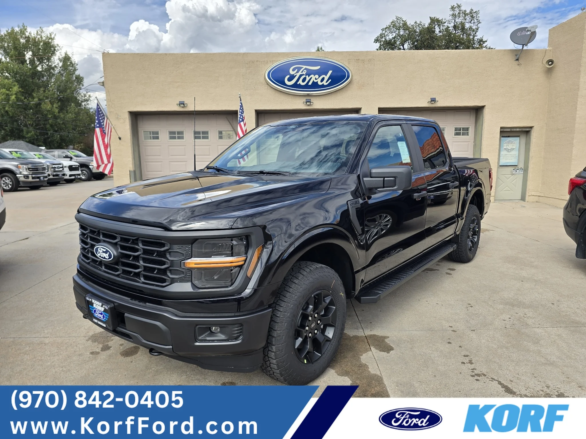 New 2026 Agate Black Metallic Ford STX image 1
