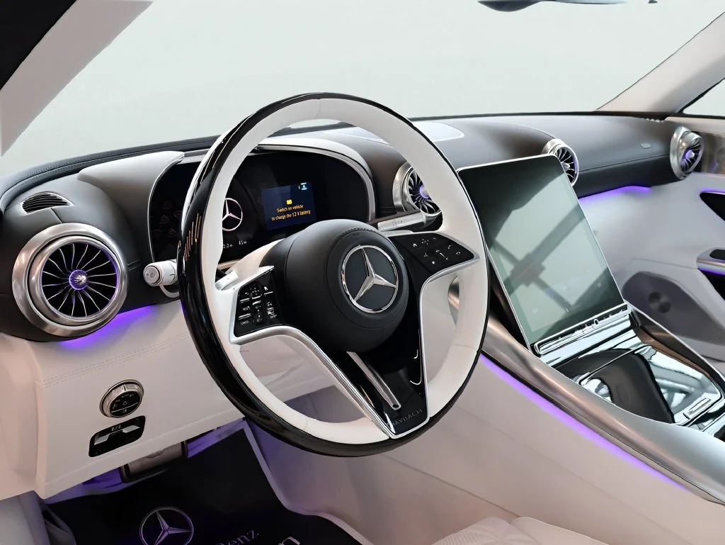 New 2026 MANUFAKTUR moonlight white magno (White Ambiance) Mercedes-Benz Maybach SL 680 image 80